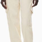 Aritzia Wilfred Free Modern Cargo Pant in Birch size 16 jeans Photo 0