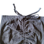 Abound  Nordstrom NWT black ribbed gathered strapless crop small Photo 1