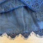 Lulus - Gorgeous Attraction Lace Structured Long Sleeve Mini Dress in Black Photo 3