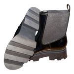 Nordstrom Open Edit Black Patent Leather Chelsea Lug Boot size 7.5 Photo 4