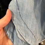 J.Crew  Chambray Shirt Dress Womens XXS Coastal Cowboy Mini Blue Casual Western Photo 4