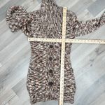 Billabong Marled Cardigan Sweater Brown Multi Juniors Large Button Shawl Collar Photo 10