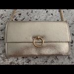 Rebecca Minkoff  Jean Convertible‎ Clutch Gold Bag Photo 1
