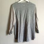 Ruff Hewn  Gray Cotton Rear Burnout Long Sleeve Tee Photo 1
