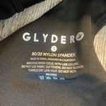 Glyder  Black Tie Dye Stripe Sports Bra Photo 4