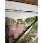 Show Me Your Mumu  Palm Print Pull On Shorts Green Womens Size Medium Photo 1