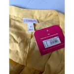 Isabel Maternity  Short Sleeve V-Neck Button Front Top Yellow Sz M NWT Photo 2