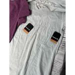 Reebok  Crisscross Back Heather T-Shirt NWT Purple Grey Med Photo 1