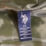 U.S. Polo Assn. Dark Green Puffer Jacket Size 1X Photo 7