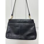 Etienne Aigner Black Leather Clutch Crossbody Purse Pocketbook Gold Hardware Photo 2