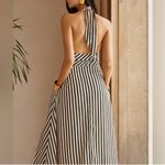 Commense Stripe Backless Pockets Dress size XL Black Photo 1