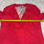 Jones Studio  vibrant salmon coral one button office blazer suit jacket 18W Photo 5