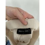 White Fox Boutique White‎ Fox M/L Hoodie Jacket Small Shorts White Ribbed Matching Set 2 Piece Photo 6