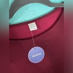 SweatyRocks Women's Elegant Mesh Long Sleeve A Line Mini Dress Burgandy Photo 2