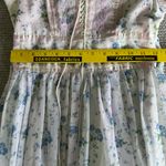 Vintage Gunne Sax By Jessica Blue White Floral Laced Prairie Dress Sz 7 AS IS Photo 13