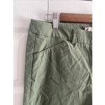 Nanette Lepore  Women's 12 Green Straight Leg Trouser Stretch Pants Career‎ Photo 1