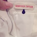 Rebecca Taylor Punched Denim White Mini Skirt 8 Photo 5