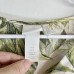 H&M PUFF-SLEEVED DRESS LEMONS TROPICAL FLORAL MINI SUMMER SMOCKED LINEN Sz S Photo 6