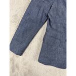 Banana Republic NWT  Petite Blue Linen Blend Double Breasted Blazer Jacket Size 2 Photo 10