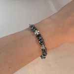 Adjustable Cross Bracelet for Men Women,Streetwear Punk Hip Hop Unisex Style Silver Photo 3