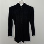 Black Cable Knit Romper By Day & Night Women’s S Small Photo 4