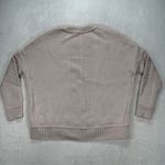 Athleta  Wool Cashmere Sweater Ribbed Knit‎ Pullover Long Sleeve Beige Size M Photo 7