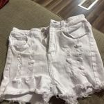 SheIn White jean shorts Photo 0
