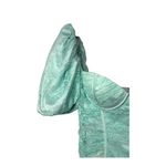 Oh Polly Oh‎ Polly Mini Dress Ruched Corset Puff Sleeve Mint Green Lace Size 8 NWT Photo 5