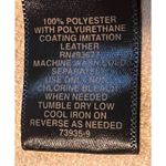 Ryegrass‎ Faux Leather Skirt Size 12 NWT Unique Pattern 22" Long x 17" Waist Orange Photo 4