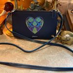 Brighton Navy Crossbody Bag with Heart Design Photo 1