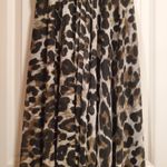 Olivia Matthews  Dress Size 10 Leopard Sheer Asymmetrical Photo 6