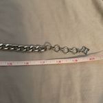 BCBGMAXAZRIA 3D Pyramid Silver Necklace Photo 9