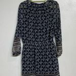Madewell  Black Woodland Mini Dress Sz 4 Photo 9