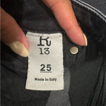 R13 Alison Crop Jeans in Strummer Black Size 25 Photo 5