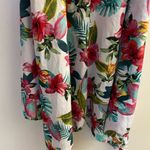 Speed Control New York Womens Midi Dress XL 1X Floral Necklace Attached Pink Photo 4