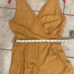 Sienna Sky Mustard Yellow  Cropped Wide Leg Jumpsuit Photo 6