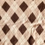 Charter Club  RARE 100% Cashmere Argyle Crewneck Brown Tan Sweater Women’s Size S Photo 3