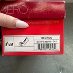 Aerosoles  Beckon Silver Leather Quilted Toe Flats Size 8.5 Photo 5