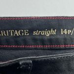 Talbots  • Solid Black Heritage Straight Leg Jeans Photo 4