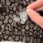 Chicos Travelers Brown Geometric Print Slinky Pull On Pants Sz L Boho High Rise Size L Photo 3