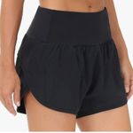 THE GYM PEOPLE High Waisted Running Shorts Size L Black New With Tag Size L Photo 5