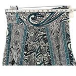 Palazzo Pants Womens 28 Multicolor Paisley Slit Wide Leg Festival Beach Boho NEW Black Photo 4