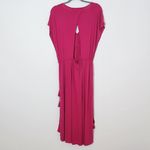 Loft Beach Fuchsia Cover-Up Dress NWT Size Large Hot Pink Beach Dress Photo 3