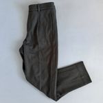 Vince  Pleated Cozy Azure Onyx Wool Knit Ankle Crop Pants Photo 4