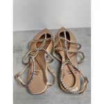 Jeffrey Campbell Flats Size 6 Pointed Toe Satin Finish Rhinestones Photo 5