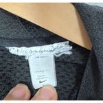 Nike Dri-Fit Lightweight Full Zip Hoodie Womens S Black w/Gray Athletic Casual Photo 5