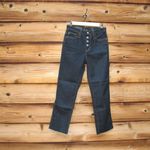 AG Adriano Goldschmied NWOT  Isabelle High Rise Button Up Raw Hem Jeans Photo 3