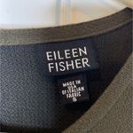 Eileen Fisher  Size S Dress Maxi Crepe Sleeveless Sheath Keyhole Capsule Earthy Photo 1