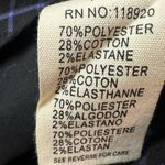 FRNCH  Paris Pandora Plaid Trouser Chinos Pleated High Rise Preppy Casual Size S Photo 4