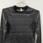 Lululemon Rest Less Pullover size 6 Black/ White (Third Release) Long Sleeve Photo 9